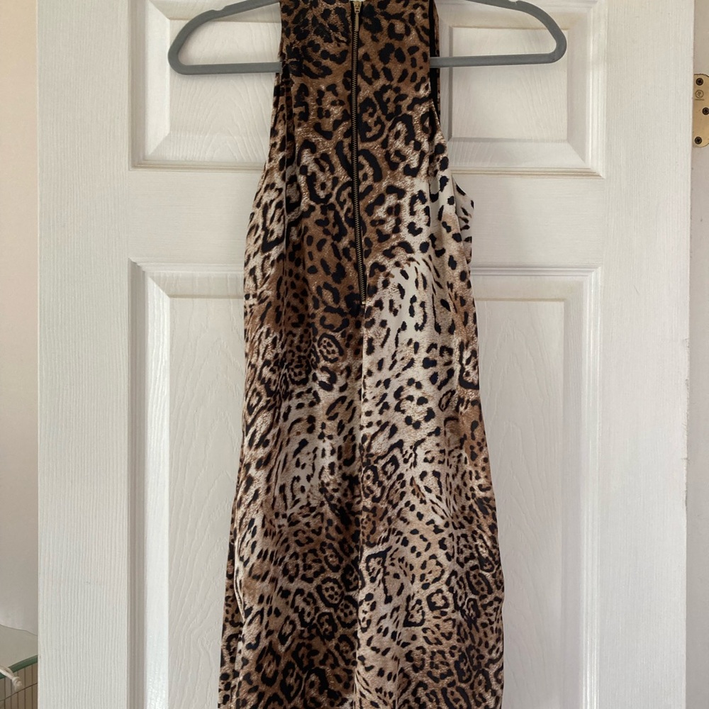 Zara Leopard Print Dress sleeveless dress